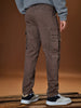 Sinsay Men's Brown Long Leg Cargo Pants | Sinsay In Lebanon