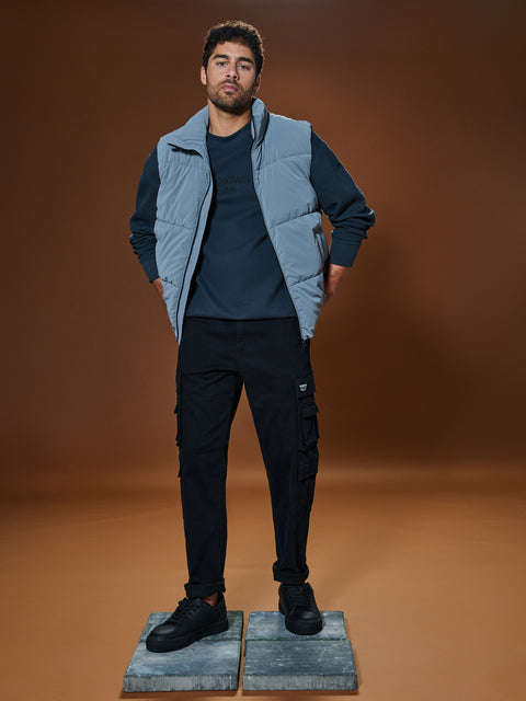 Sinsay Men's Black Cargo Pocket Jeans | Sinsay in Lebanon