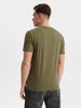 Sinsay Men's Dark Green Short Sleeve T-Shirt | Sinsay In Lebanon
