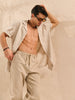 Sinsay Men's Beige Straight Fit Trousers | Sinsay In Lebanon
