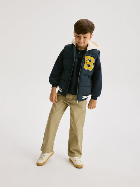 Reserved Boy's Beige Cotton Chino Pants | Reserved In Lebanon