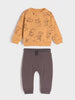 Sinsay Baby Boy's Camel & Grey Knitting Pajama Set | Sinsay In Lebanon