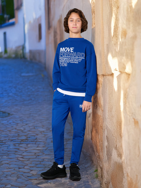 Sinsay Boy's Royal Blue Wide Leg Sweatpant|Sinsay In Lebanon