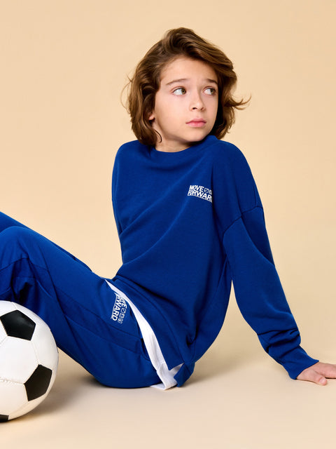 Sinsay Boy's Royal Blue Wide Leg Sweatpant|Sinsay In Lebanon