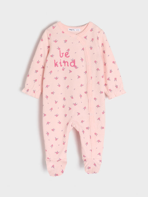 Sinsay Baby Girl's Pink Openwork Knit Overall | Sinsay In Lebanon