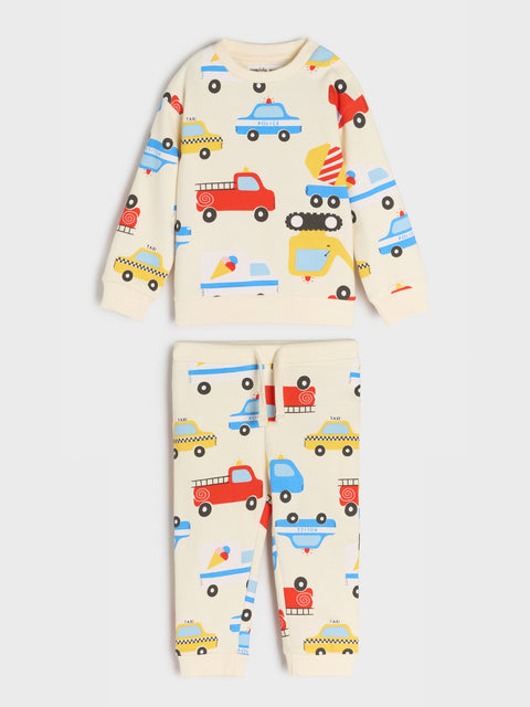 Sinsay Boy's Cream Printed Pajama Sets | Sinsay in Lebanon