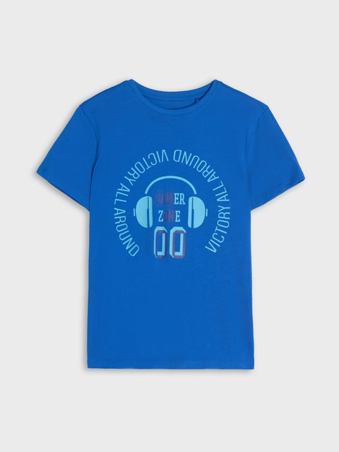 Sinsay Boy's Royal Blue T-Shirt | Sinsay In Lebanon