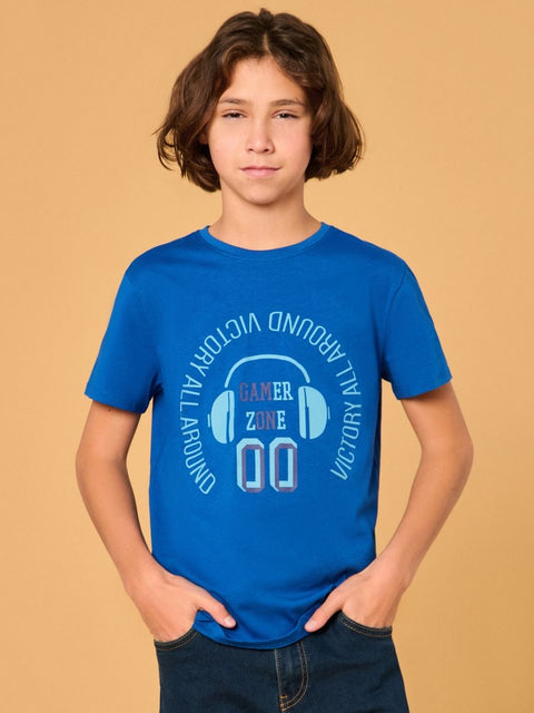 Sinsay Boy's Royal Blue T-Shirt | Sinsay In Lebanon