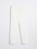Sinsay Women's White High-Waist Straight-Leg Tailored Trousers | Sinsay in Lebanon