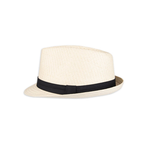 Levi's Men's Natural Straw Fedora Hat with Twill Band | Levi's In Lebanon