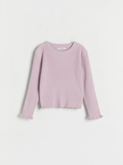 Reserved Baby Girl's Light Purple Wool Sweater | Reserved In Lebanon