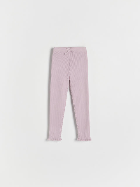 Reserved Baby Girl's Lavender Viscose Trousers | Reserved In Lebanon