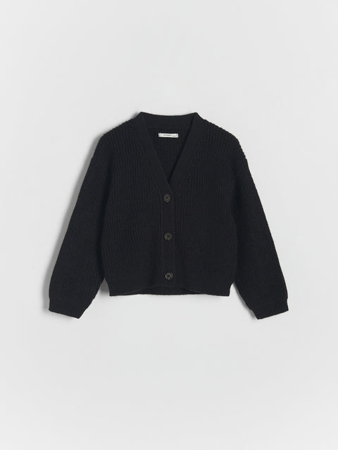 Reserved Baby Girl's Black Button Cardigan | Reserved In Lebanon