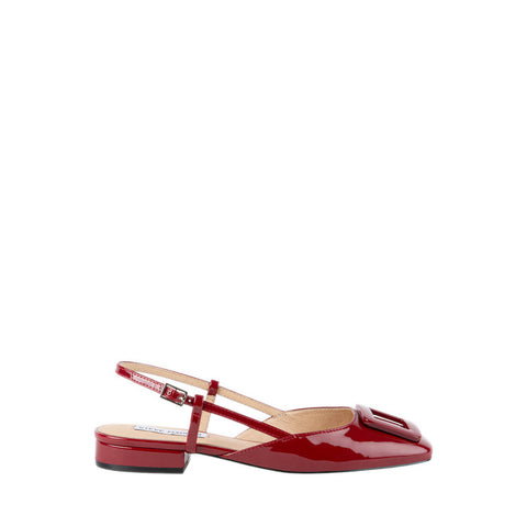 Steve Madden Women's Red Patent Belari Flat | Steve Madden In Lebanon