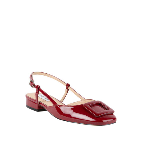 Steve Madden Women's Red Patent Belari Flat | Steve Madden In Lebanon