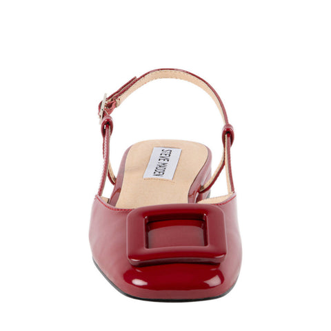 Steve Madden Women's Red Patent Belari Flat | Steve Madden In Lebanon