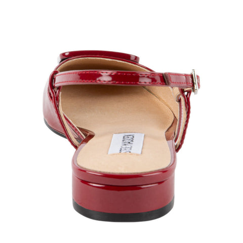 Steve Madden Women's Red Patent Belari Flat | Steve Madden In Lebanon