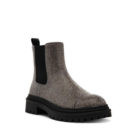 Steve Madden Women's Black/Silver Moonlit Boots | Steve Madden In Lebanon
