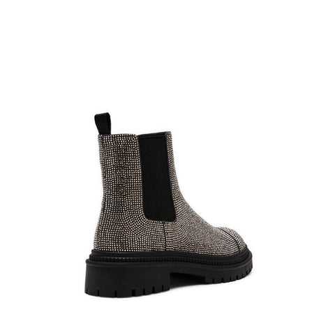Steve Madden Women's Black/Silver Moonlit Boots | Steve Madden In Lebanon