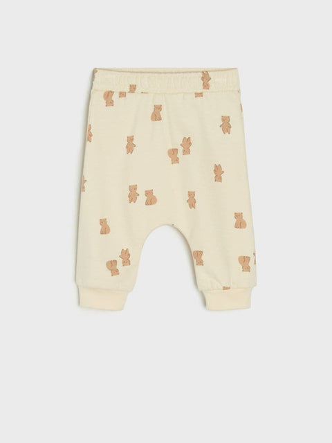 Sinsay Baby Girl's Beige Sweatpants ANFK197