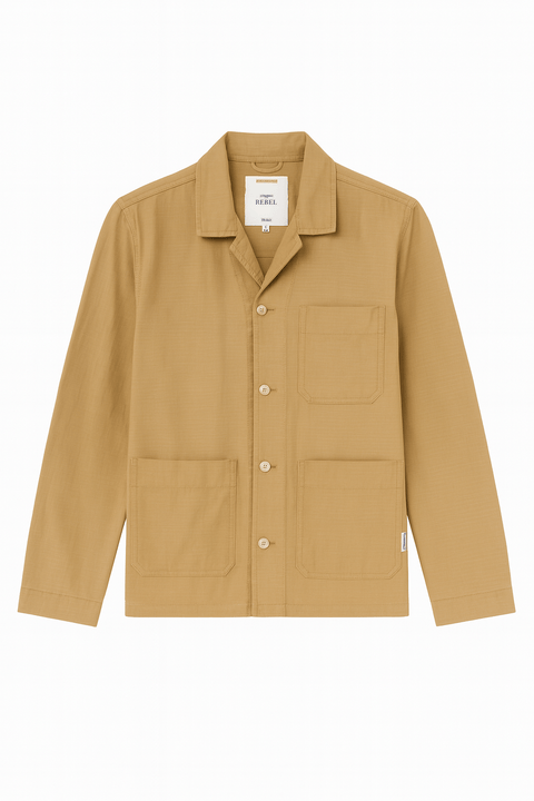 Redefined Rebel Men's Beige Shirt With Three Pockets | Redefined Rebel In Lebanon