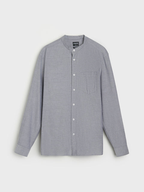 Sinsay Men's Light Blue Regular Fit Cotton Long Sleeve Shirt|Sinsay In Lebanon