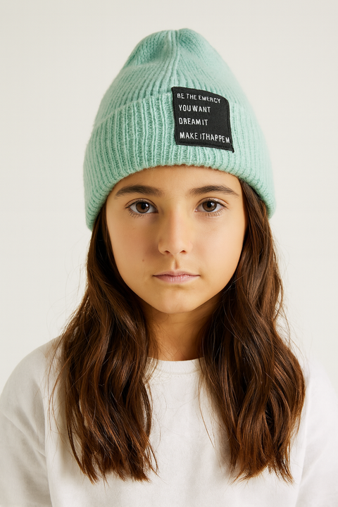 Terranova Girl's Mint Wool Hat |Terranova in Lebanon