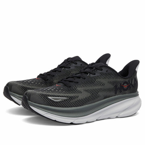 Hoka Men's Black Clifton 9 Sneakers| Hoka in Lebanon