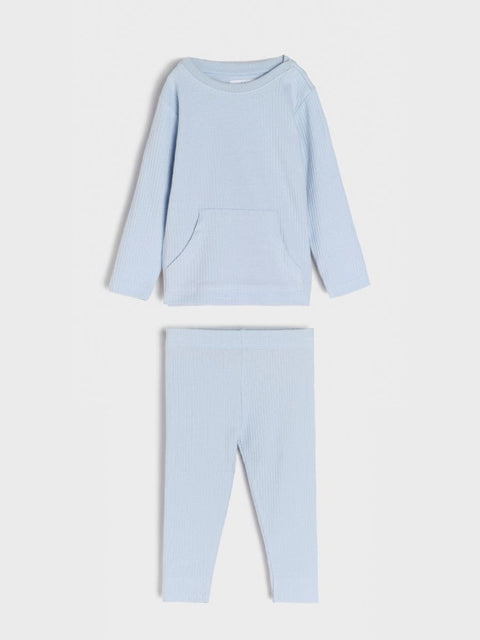 Sinsay Baby Boy’s Light Blue Jersey Set 2pcs | Sinsay in Lebanon