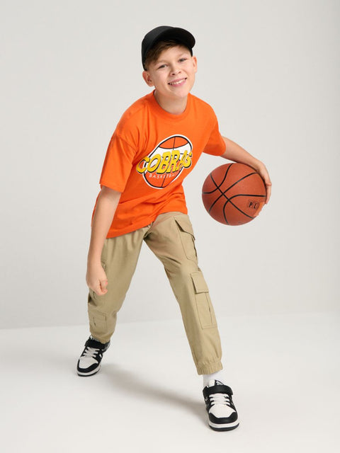 Sinsay Boy's Beige Cargo Pants | Sinsay In Lebanon