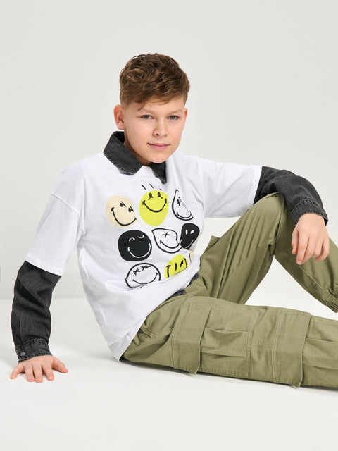Sinsay Boy's Khaki Green Cargo Pants | Sinsay In Lebanon