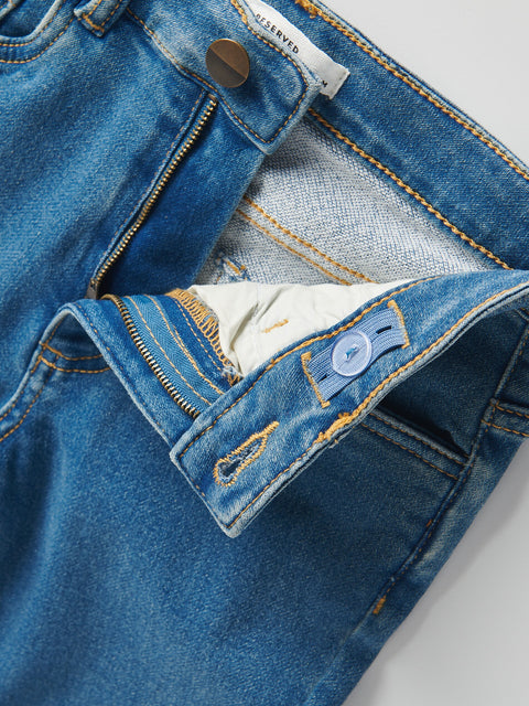 Reserved Girl's Blue Super Soft Skinny Jeans | Reserved In Lebanon