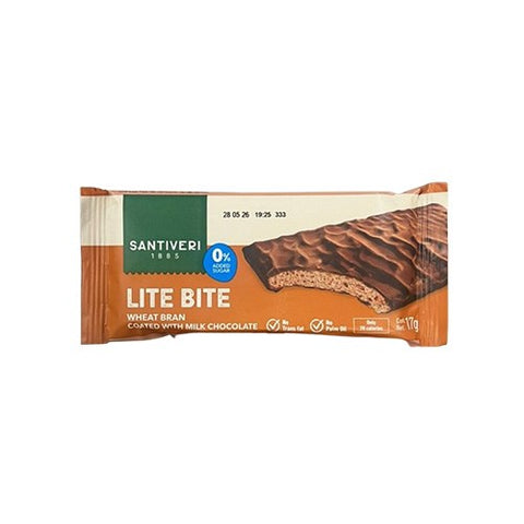 Santiveri Lite Bite Toast With Milk Chocolate 17g | Santiveri In Lebanon