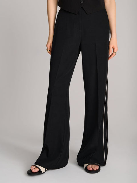Sinsay Women's Black Pants With White Arrows | Sinsay In Lebanon