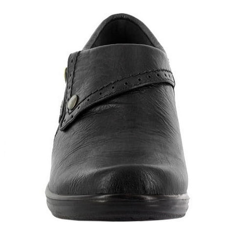 Easy Street Women's Black Leather Darcy Casual Shoes | Easy Street In Lebanon