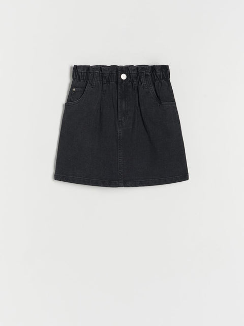 Reserved Girl's Black Denim Skirt |Reserved In Lebanon