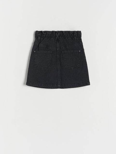 Reserved Girl's Black Denim Skirt |Reserved In Lebanon