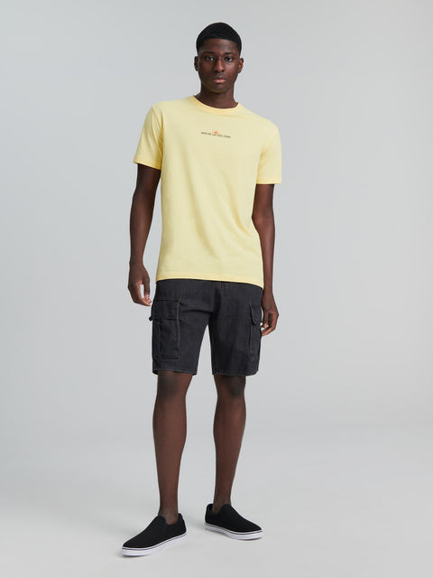 Sinsay Men's Yellow Printed  T-shirt | Sinsay in lebanon
