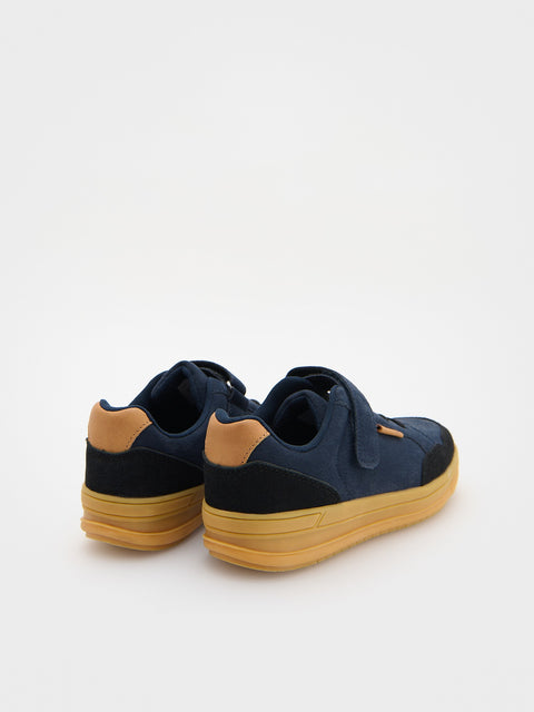 Reserved Boy's Navy Trainers With Velcro Fastening Sneakers | Reserved In Lebanon