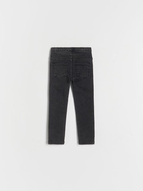 Reserved Girl's Washed Black Denim Leggings  | Reserved In Lebanon