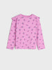 Sinsay Girls purple floral blouse AYA