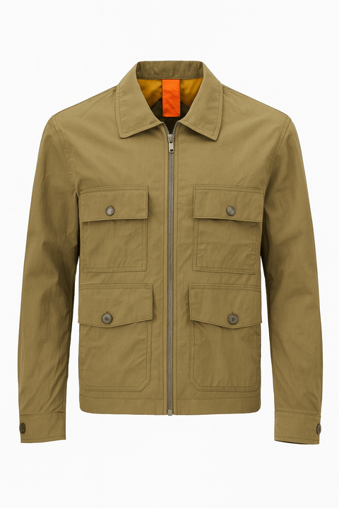 Jack & Jones Men's Khaki Green Jacket | Jack & Jones In Lebanon