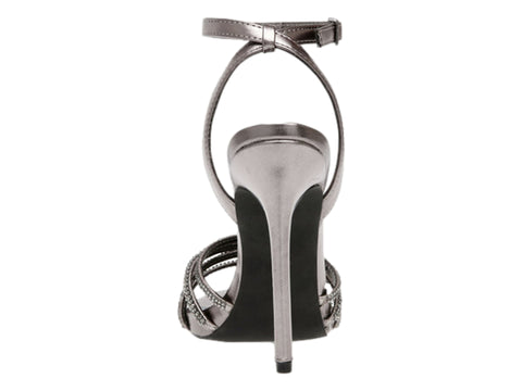 Steve Madden Women's Pewter Synthetic Lara Sandal | Steve Madden In Lebanon