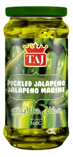 Taj Pickled Jalapeno 360g | Taj In Lebanon