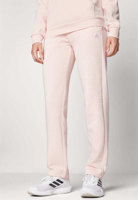 Adidas Women's Pink Essential Small Logo Open Hem Sweatpant |Adidas In Lebanon