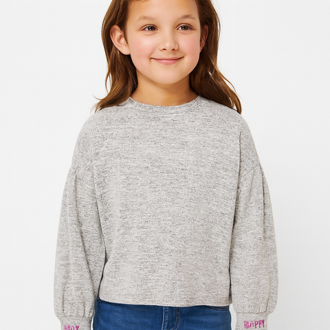 S.Oliver Girl's Grey Blouse | S.Oliver In Lebanon