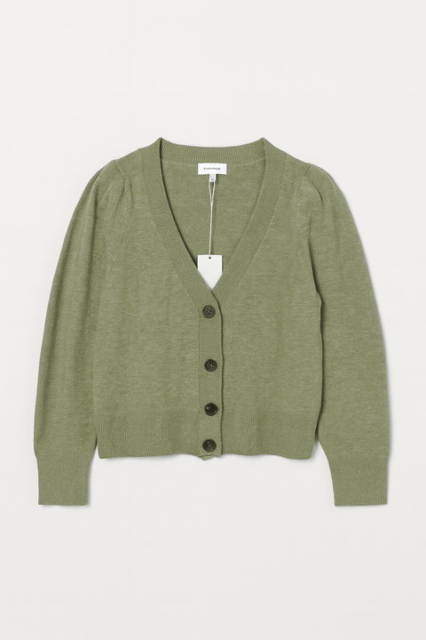 POMPdeLUX Girl's Dusty Green Isabella Knit Cardigan| POMPdeLUX in Lebanon