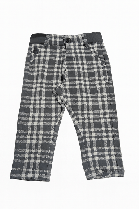 Boboli Baby Boy's Grey Crowbar Pants | Boboli in Lebanon