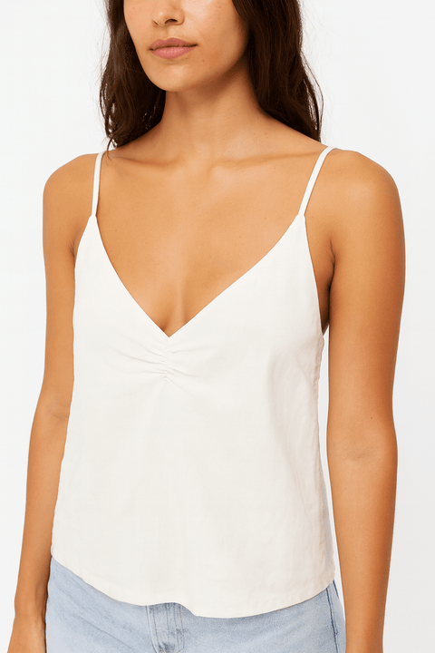 Mango Women's Off White Sleeveless Top| Mango in Lebanon