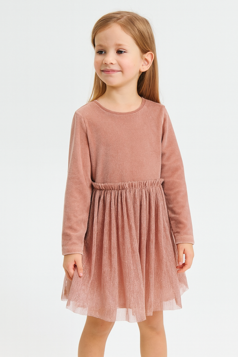 Sinsay Fox & Bunny Baby Girl's Dusty Rose Dress | Sinsay In Lebanon